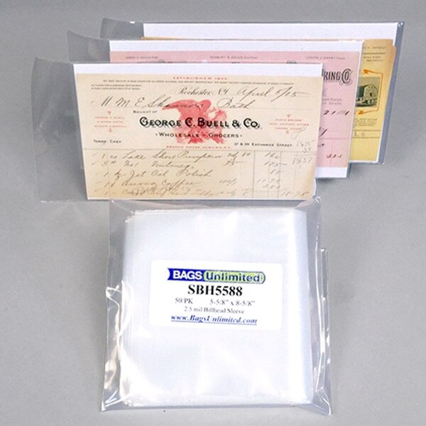 Sleeves for Billheads